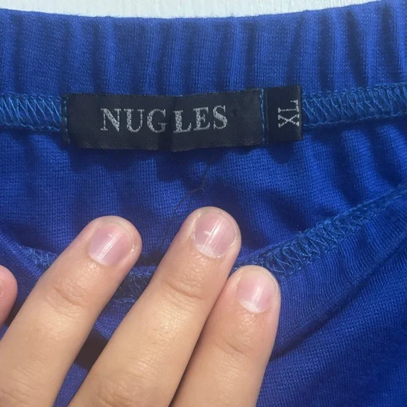 Chic Royal Blue Pencil Skirt - Picture 2 of 2